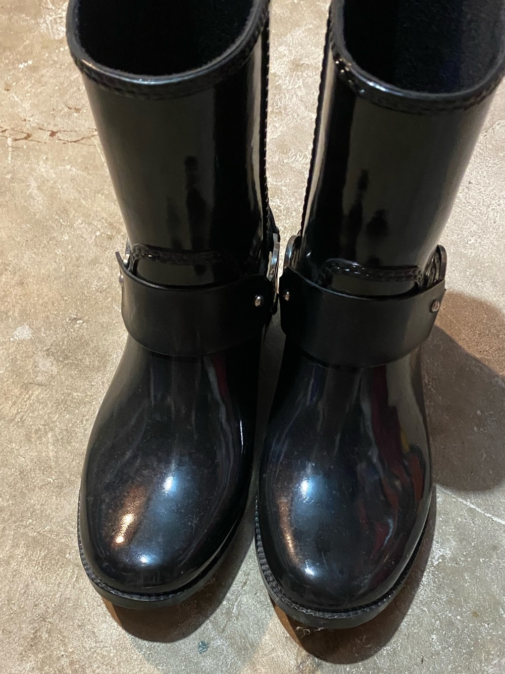 Michael Kors Women’s Black Mid-Calf Rain Boots